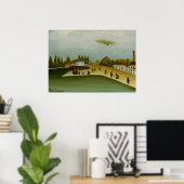 Henri Rousseau - Kai von Ivry Poster (Heimbüro)