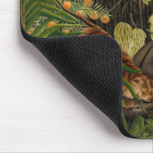 Henri Rousseau - Kampf zwischen Tiger und Büffel Mousepad (Ecke)