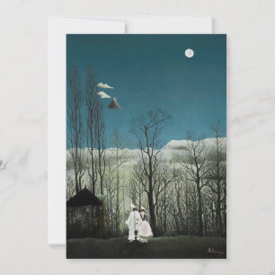 Henri Rousseau - Karneval Abend Dankeskarte