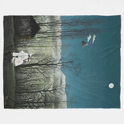 Henri Rousseau - Karneval Abend Fleecedecke (Vorderseite (Horizontal))