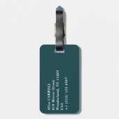 Henri Rousseau - Karneval Abend Gepäckanhänger (Rückseite vertikal)