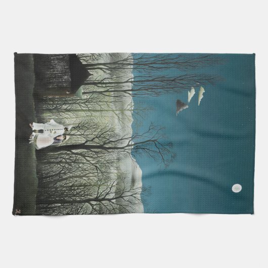 Henri Rousseau - Karneval Abend Geschirrtuch (Horizontal)