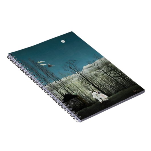 Henri Rousseau - Karneval Abend Notizblock (Rechte Seite)