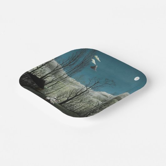 Henri Rousseau - Karneval Abend Pappteller (Gewinkelt)