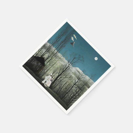 Henri Rousseau - Karneval Abend Serviette (Ecke)