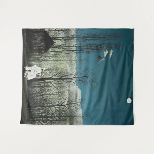 Henri Rousseau - Karneval Abend Wandteppich (Vorderseite (Horizontal))