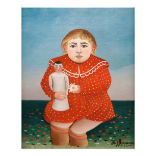 Henri Rousseau - Kind mit einer Puppe Fotodruck