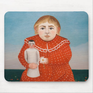 Henri Rousseau - Kind mit einer Puppe Mousepad