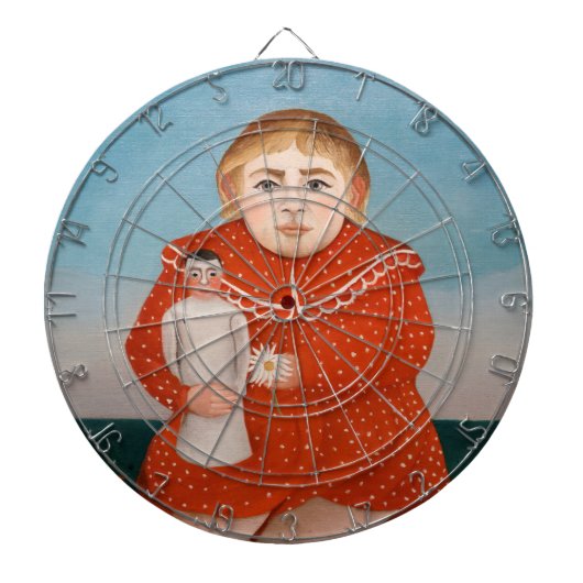 Henri Rousseau - Kind mit Puppe Dartscheibe (vorne)