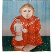 Henri Rousseau - Kind mit Puppe Duschvorhang (Vorderseite)