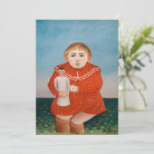 Henri Rousseau - Kind mit Puppe Einladung (Stehend Vorderseite)