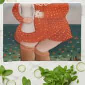 Henri Rousseau - Kind mit Puppe Geschirrtuch (Gefaltet)