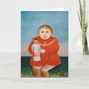 Henri Rousseau - Kind mit Puppe Karte