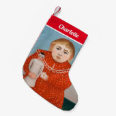 Henri Rousseau - Kind mit Puppe Kleiner Weihnachtsstrumpf (Vorderansicht (hängend))