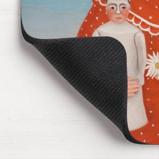 Henri Rousseau - Kind mit Puppe Mousepad (Ecke)