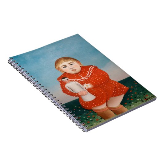 Henri Rousseau - Kind mit Puppe Notizblock (Rechte Seite)