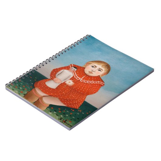 Henri Rousseau - Kind mit Puppe Notizblock (Linke Seite)