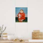 Henri Rousseau - Kind mit Puppe Poster (Küche)