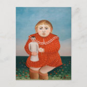 Henri Rousseau - Kind mit Puppe Postkarte (Vorderseite)