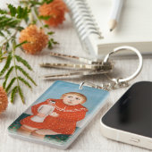 Henri Rousseau - Kind mit Puppe Schlüsselanhänger (Vorderseite rechts)