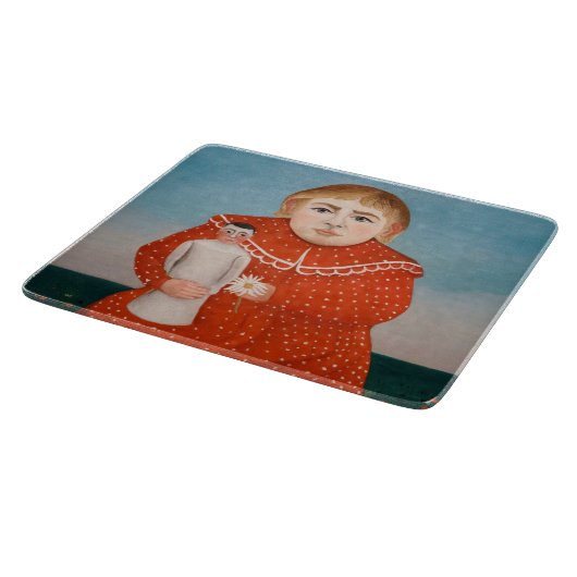 Henri Rousseau - Kind mit Puppe Schneidebrett (Ecke)