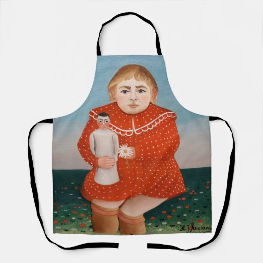 Henri Rousseau - Kind mit Puppe Schürze (Vorderseite)