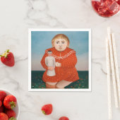 Henri Rousseau - Kind mit Puppe Serviette (Beispiel)