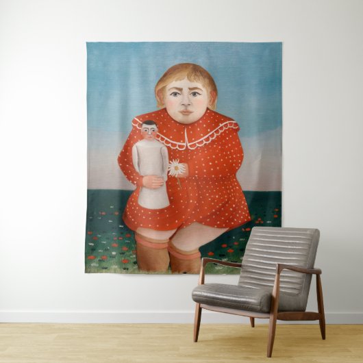 Henri Rousseau - Kind mit Puppe Wandteppich (Beispiel)