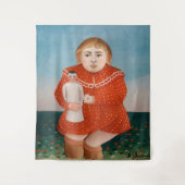 Henri Rousseau - Kind mit Puppe Wandteppich (Vorderseite)