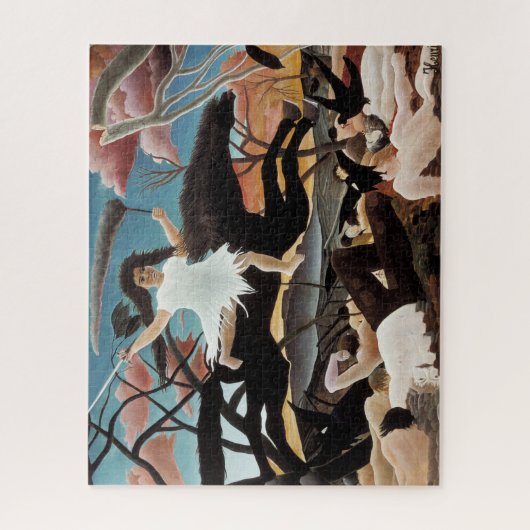 Henri Rousseau Krieg Puzzle (Vertikal)