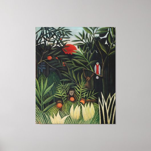 Henri Rousseau Kunst Leinwanddruck (Vorderseite)
