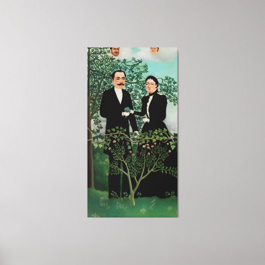 Henri Rousseau Kunst Leinwanddruck (Vorderseite)