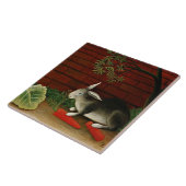 Henri Rousseau Kunstwerk, Rabbit Fliese (Seite)