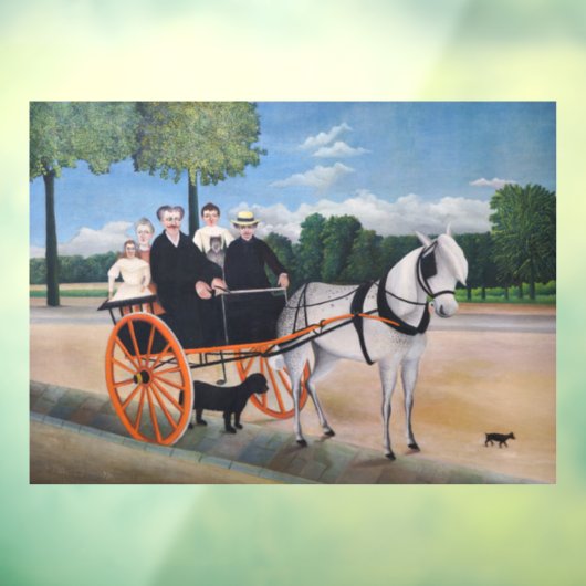 Henri Rousseau - La Carriole du pere Junier Fensteraufkleber (Blatt 3)