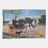 Henri Rousseau - La Carriole du pere Junier Geschirrtuch (Horizontal)
