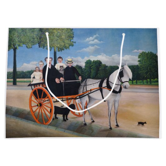 Henri Rousseau - La Carriole du pere Junier Große Geschenktüte (Vorderseite)
