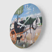 Henri Rousseau - La Carriole du pere Junier Große Wanduhr (Winkel)
