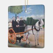 Henri Rousseau - La Carriole du pere Junier Keramikornament (Links)