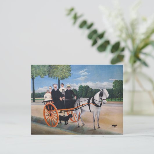 Henri Rousseau - La Carriole du pere Junier Postkarte (Stehend Vorderseite)