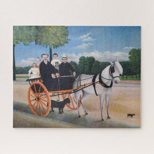 Henri Rousseau - La Carriole du pere Junier Puzzle (Horizontal)