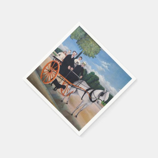 Henri Rousseau - La Carriole du pere Junier Serviette (Ecke)