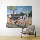 Henri Rousseau - La Carriole du pere Junier Wandteppich (Beispiel (Horizontal))