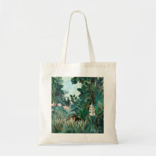 Henri Rousseau Landschaft mit Affen Botanischer Ga Tragetasche