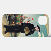 Henri Rousseau - Landschaft selbst-Portrait Case-Mate iPhone Hülle (Rückseite (Horizontal))