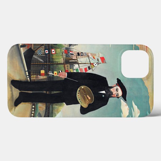 Henri Rousseau - Landschaft selbst-Portrait Case-Mate iPhone Hülle (Rückseite (Horizontal))