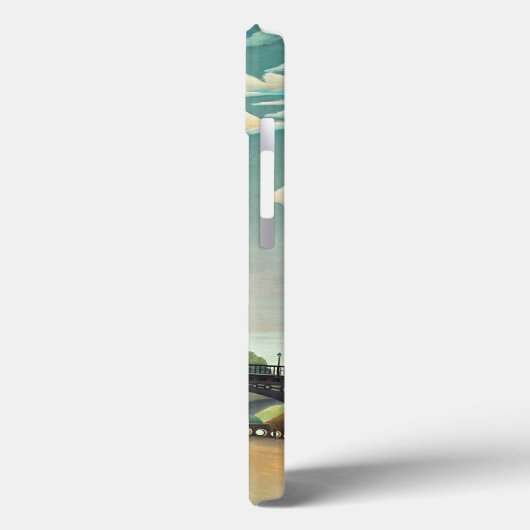 Henri Rousseau - Landschaft selbst-Portrait Case-Mate iPhone Hülle (Rückseite / Links)