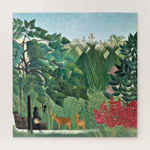 Henri Rousseau Malerei, Der Wasserfall Puzzle