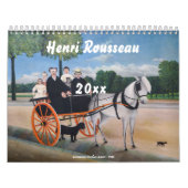 Henri Rousseau Masterpiece Selection Kalender (Titelbild)