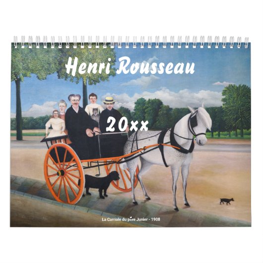 Henri Rousseau Meisterwerke Auswahl Kalender (Titelbild)