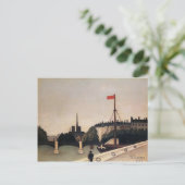 Henri Rousseau - Notre Dame View of Ile Saint Loui Postkarte (Stehend Vorderseite)